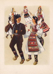 Vladimir Kirin's couple in Šumadija costume