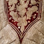 Decoration from the back of a Serbian woman's long vest, džube, from Prizren, Kosovo region.