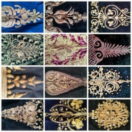 The ornamentation of women's vests shows both diversity of artistic style and unity of design.