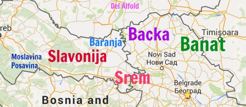 Modern-Day look at the regions that comprise the Pannonian Ethnocultural Zone.