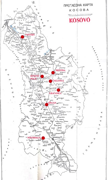 Ethnographic Map Kosovo