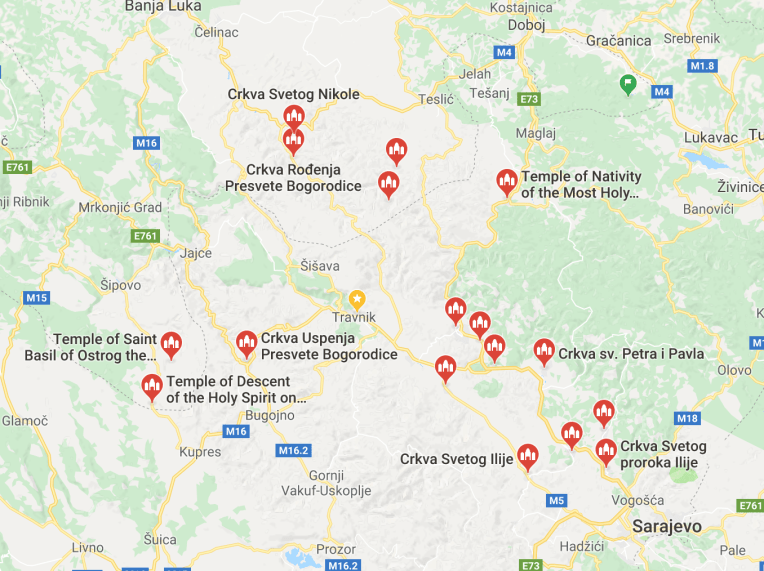 orthodox churches near travnik